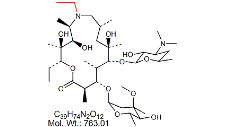 Azithromycin N-Ethyl Analog ;N-Ethyl Azithromycin ;N6-Demethyl N6-Ethyl Azithromycin  |  92594-45-1