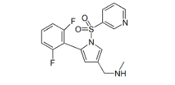 Vonoprazan 2,6-Difluoro Impurity ; (5-(2,6-Difluorophenyl)-1-(pyridin-3-ylsulfonyl)-1H-pyrrol-3-yl)-N-methylmethanamine ;  928325-41-1