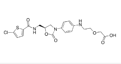 Rivaroxaban Open-Ring Acid (HCl);(S)-2-(2-(4-(5-((2-Chlorothiophene-5-carboxamido)methyl)-2-oxooxazolidin-3-yl)phenylamino)ethoxy)acetic acid HCl| 931204-39-6 (base) ; 931117-61-2 (HCl salt)