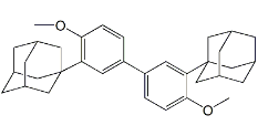 Adapalene EP Impurity D ; Adapalene USP RC D ;  1,1′-[4,4′-Bis(Methoxy)biphenyl-3,3′-diyl]bis(tricyclo[3.3.1.13,7]decane) ;  932033-57-3 ;