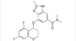 Tegoprazan R-Isomer;(R)-7-((5,7-Difluorochroman-4-yl)oxy)-N,N,2-trimethyl-1H-benzo[d]imidazole-5-carboxamide |942195-56-4
