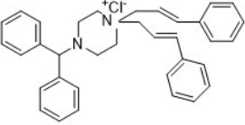 Cinnarizine EP Impurity C ;  (4-(Diphenylmethyl)-1,1-bis[(E)-3-phenylprop-2-enyl]piperazinium chloride ;  95062-18-3 ;