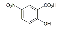 Mesalazine Nitro Impurity ; 2-Hydroxy-5-nitrobenzoic acid  |  96-97-9