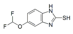 Pantoprazole EP Impurity C ;Pantoprazole BP Impurity C ;Pantoprazole USP Related Compound C ;Pantoprazole Thiol Impurity ; 5-(Difluoromethoxy)-2-mercapto-1H-benzimidazole ;5-(Difluoromethoxy)-1H-benzimidazole-2-thiol  |  97963-62-7