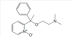 Doxylamine Pyridine N-Oxide  ;Doxylamine Pyridine N-Oxide;N,​N-Dimethyl-​2-​[1-​(1-​oxido-​2-​pyridinyl)​-​1-​phenylethoxy]​-ethanamine | 99430-77-0