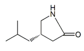 Pregabalin EP Impurity A ; Pregabalin Lactam S-Isomer ;(S)-4-(2-Methylpropyl)-2-pyrrolidinone ;(S)-4-Isobutyl-2-pyrrolidinone   |   181289-23-6