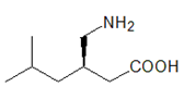 Pregabalin EP Impurity B ;Pregabalin USP RC A ;Pregabalin Enantiomer ;Pregabalin (R)-Isomer ;(R)-(-)-3-(Aminomethyl)-5-methylhexanoic acid  |  148553-51-9