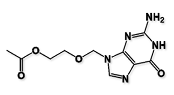 Aciclovir Impurity A; 2-[(2-amino-6-oxo-1,6-dihydro-9H-purin-9-yl)methoxy]ethyl acetate |  102728-64-3