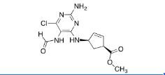 Abacavir CABS methyl ester; methyl 4-((2-amino-6-chloro-5-formamidopyrimidin-4-yl)amino)cyclopent-2-ene-1-carboxylate