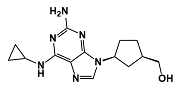 Abacavir EP Impurity E; Dehydro abacavir; ((1R,3S)-3-(2-amino-6-(cyclopropylamino)-9H-purin-9-yl)cyclopentyl)methanol; 208762-35-0