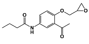 Acebutolol Impurity A; 3'-Acetyl-4'-(2,3-epoxypropoxy)-butyranilide  |  28197-66-2