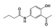 Acebutolol Impurity C ; N-(3-Acetyl-4-hydroxyphenyl)butanamide, Acebutolol Imp. C (EP), Acebutolol USP Related Compound A, Acebutolol USP RC A,Acebutolol Hydrochloride Imp. C (EP); 40188-45-2