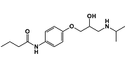 Acebutolol Impurity E ; Acebutolol Desacetyl Impurity ;  N-[4-[(2RS)-2-Hydroxy-3-[(1-methylethyl)amino]propoxy]phenyl]butanamide; N-[4-[(2RS)-2-Hydroxy-3-[(1-methylethyl)amino]propoxy]phenyl]butanamide Hydrochloride;