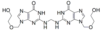 Aciclovir EP Impurity K ; Acyclovir N-Methylene Dimer ; 2,2\\\'-[Methylenediimino]bis[9-[(2-hydroxyethoxy)methyl]1,9-dihydro-6H-purin-6-one] ;  1797131-64-6