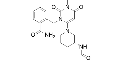 Alogliptin N-Formyl Carbamoyl Impurity; (R)-2-((6-(3-formamidopiperidin-1-yl)-3-methyl-2,4-dioxo-3,4-dihydropyrimidin-1(2H)-yl)methyl)benzamide