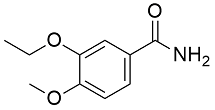 Amide impurity; 3-ethoxy-4-methoxybenzamide; 247569-89-7