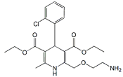 Amlodipine EP Impurity E ; Amlodipine Diethyl Ester ; 3-Ethyl 5-ethyl 4-(2-chlorophenyl)-6-methyl-2-[[2- [(2-aminoethoxy)methyl]-1,4-dihydropyridine-3,5-dicarboxylate  |  140171-65-9