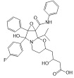Atorvastatin FXA Impurity;  Atorvastatin Epoxy Pyrrolooxazin 6-Hydroxy Analog (USP) ; Atorvastatin Cyclic Isopropyl Impurity ; Atorvastatin Cyclic 6-Hydroxy Impurity; 1316291-19-6 (sodium salt) ; 873950-17-5 (acid)