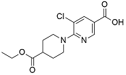 Avatrombopag Impurity 5; 5-Chloro-6-[4-(ethoxycarbonyl)piperidino]-nicotinicacid; 931395-73-2