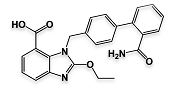 Azilsartan Amide Impurity ;1-​[(2'-​Carbamoylbiphenyl-​4-​yl) methyl]​-​2-​ethoxybenzimidazole-​7-​carboxylic acid  |   1696392-11-6