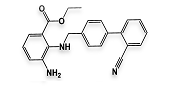 Azilsartan Diaminophenyl Impurity; Ethyl 3-amino-2-[4-(2-cyanophenyl)benzylamino]benzoate  |  136285-69-3