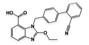 1-{[4-(2-Cyanophenyl)phenyl]methyl}-2-ethoxy-1H-1,3-benzodiazole-7-carboxylic acid   |  632322-61-3
