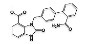 Methyl 3-((2'-carbamoyl-[1,1'-biphenyl]-4-yl)methyl)-2-oxo-2,3-dihydro-1H-benzo[d]imidazole-4-carboxylate  |  2171316-29-1