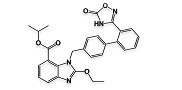 Azilsartan Isopropyl Ester; Isopropyl 2-ethoxy-1-((2'-(5-oxo-4,5-dihydro-1,2,4-oxadiazol-3-yl)-[1,1'-biphenyl]-4-yl)methyl)-1H-benzo[d]imidazole-7-carboxylate  |   1604812-36-3