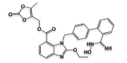 Azilsartan Medoxomil N-Hydroxy Impurity; Azilsartan Amidoxime ; (5-Methyl-2-oxo-2H-1,3-dioxol-4-yl)methyl 2-ethoxy-1-[[4-[2-(N-hydroxycarbamimidoyl)phenyl]phenyl]methyl]-1H-1,3-benzodiazole-7-carboxylate  |  1449029-77-9