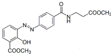 Balsalazide 3-Isomer Dimethyl Ester ;(E)-2-Hydroxy-3-((4-((3-methoxy-3-oxopropyl)carbamoyl)phenyl)diazenyl)benzoic Acid Methyl Ester