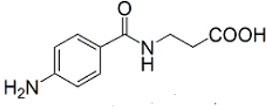Balsalazide Aminobenzoyl Impurity ;N-(4-Aminobenzoyl)-beta-alanine ;3-(4-Aminobenzamido)propionic acid  |    7377-08-4