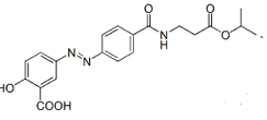 Balsalazide Isopropyl Ester ; 5-[(1E)-2-[4-[[(1-Methylethoxy-3-oxopropyl)amino]carbonyl]phenyl]diazenyl]-2-hydroxybenzoic Acid  |  1346606-13-0