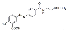 Balsalazide Methyl Ester ; (E)-5-((4-((3-Methoxy-3-oxopropyl)carbamoyl)phenyl)diazenyl)-2-hydroxybenzoic acid
