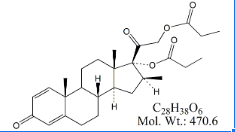 Beclometasone Dipropionate EP Impurity Q ;16β-Methyl-3,20-dioxopregna-1,4-diene-17,21-diyl dipropanoate  |  14527-61-8