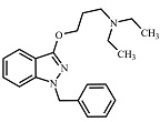 Benzydamine Impurity 1; (1-Benzyl-3-[3-(diethylamino)propoxy]-1H-indazole); 47448-66-8