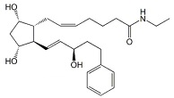 Bimatoprost Impurity D; Bimatoprost 15-Epimer; (15R)-Bimatoprost ; (5Z)-7-[(1R,2R,3R,5S)-3,5-Dihydroxy-2-[(1E,3R)-3-hydroxy-5-phenyl-1-penten-1-yl]cyclopentyl]-N-ethyl-5-heptenamide |1163135-92-9
