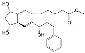 Bimatoprost Impurity A;  Bimatoprost Acid Methyl Ester; (5Z)-7-[(1R,2R,3R,5S)-3,5-Dihydroxy-2-[(1E,3S)-3-hydroxy-5-phenyl-1-penten-1-yl]cyclopentyl]-5-heptenoic Acid Methyl Ester  | 38315-47-8