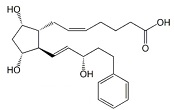 Bimatoprost Impurity C ;Bimatoprost acid Impurity; (5Z)-7-[(1R,2R,3R,5S)-3,5-Dihydroxy-2-[(1E,3S)-3-hydroxy-5-phenyl-1-penten-1-yl]cyclopentyl]-5-heptenoic Acid; 17-Phenyl-18,19,20-trinor-PGF2α; PhXA 70; (5Z)-7-[(1R,2R,3R,5S)-3,5-dihydroxy-2-[(1E,3S)-3-hydroxy-5-phenyl-1-pentenyl]cyclopentyl]-5-heptenoic Acid; 17-Phenyl-18,19,20-trinorprostaglandin F2α; U 35687; [1R-[1α(Z),2β(1E,3S*),3α,5α]]-7-[3,5-Dihydroxy-2-(3-hydroxy-5-phenyl-1-pentenyl)cyclopentyl]-5-heptenoic Acid | 38344-08-0