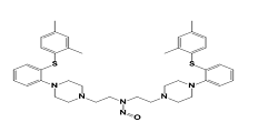 Bis(2-(4-(2-((2,4-dimethylphenyl)thio)phenyl)piperazin-1-yl)ethyl)amine;CAS-NA