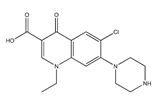 6-Chloro-1-Ethyl-4-Oxo-7-(Piperazin-1-yl)-1,4-Dihydroquinoline-3-Carboxylic  | 67681-84-9
