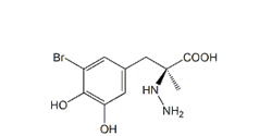 Carbidopa EP Impurity I ; 3-Bromo (S)-Carbidopa ;(2S)-3-(3-Bromo-4,5-dihydroxyphenyl)-2-hydrazino-2-methylpropanoic acid ;|  1246819-09-9
