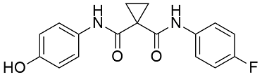 Cabozantinib Hydroxy Impurity; N-(4-fluorophenyl)-N-(4-hydroxyphenyl)cyclopropane-1,1-dicarboxamide