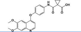 Cabozantinib acid Impurity; 1-((4-((6,7-dimethoxyquinolin-4-yl)oxy)phenyl)carbamoyl)cyclopropane-1-carboxylic acid