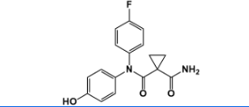 Cabozantinib amide Impurity; N-(4-fluorophenyl)-N-(4-hydroxyphenyl)cyclopropane-1,1-dicarboxamide