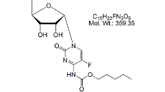 Capecitabine α-Isomer ; Pentyl 1-(5-deoxy-α-D-ribofuranosyl)-5-fluoro-1,2-dihydro-2-oxo-4-pyrimidinecarbamate