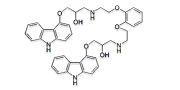 Carvedilol Bisalkylpyrocatechol Impurity; Carvedilol O-Desmethyl O-Alkyl Impurity; 3,3-{2,2-[1,2-Phenylenebis(oxy)]bis(ethane-2,1-diyl)}bis(azanediyl)bis(1-(9H-carbazol-4-yloxy)propan-2-ol); 1346602-98-9