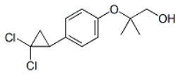 Ciprofibrate Impurity C;2-[4-[(1RS)-2,2-Dichlorocyclopropyl]phenoxy]-2-methylpropan-1-ol