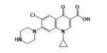 Ciprofloxacin 6-Chloro Analog; Ciprofloxacin Chloro Analog Impurity; 6-Chloro-1-cyclopropyl-1,4-dihydro-4-oxo-7-(1-piperazinyl)-3-quinolinecarboxylic Acid
