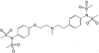 Dofetilide Dimethylsulfonyl Impurity;N-[4-[2-[[2-[4-[Bis(Methylsulfonyl)amino]phenyl]ethyl]methylamino]ethoxy]phenyl]-N-(methylsulfonyl)-methanesulfonamide