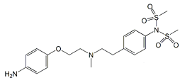 Dofetilide N-Desmethylsulfonyl N`-Methylsulfonyl Impurity ;N-[4-[2-[[2-(4-Aminophenoxy)ethyl]methylamino]ethyl]phenyl]-N-(methylsulfonyl)-methanesulfonamide  |   937194-99-5